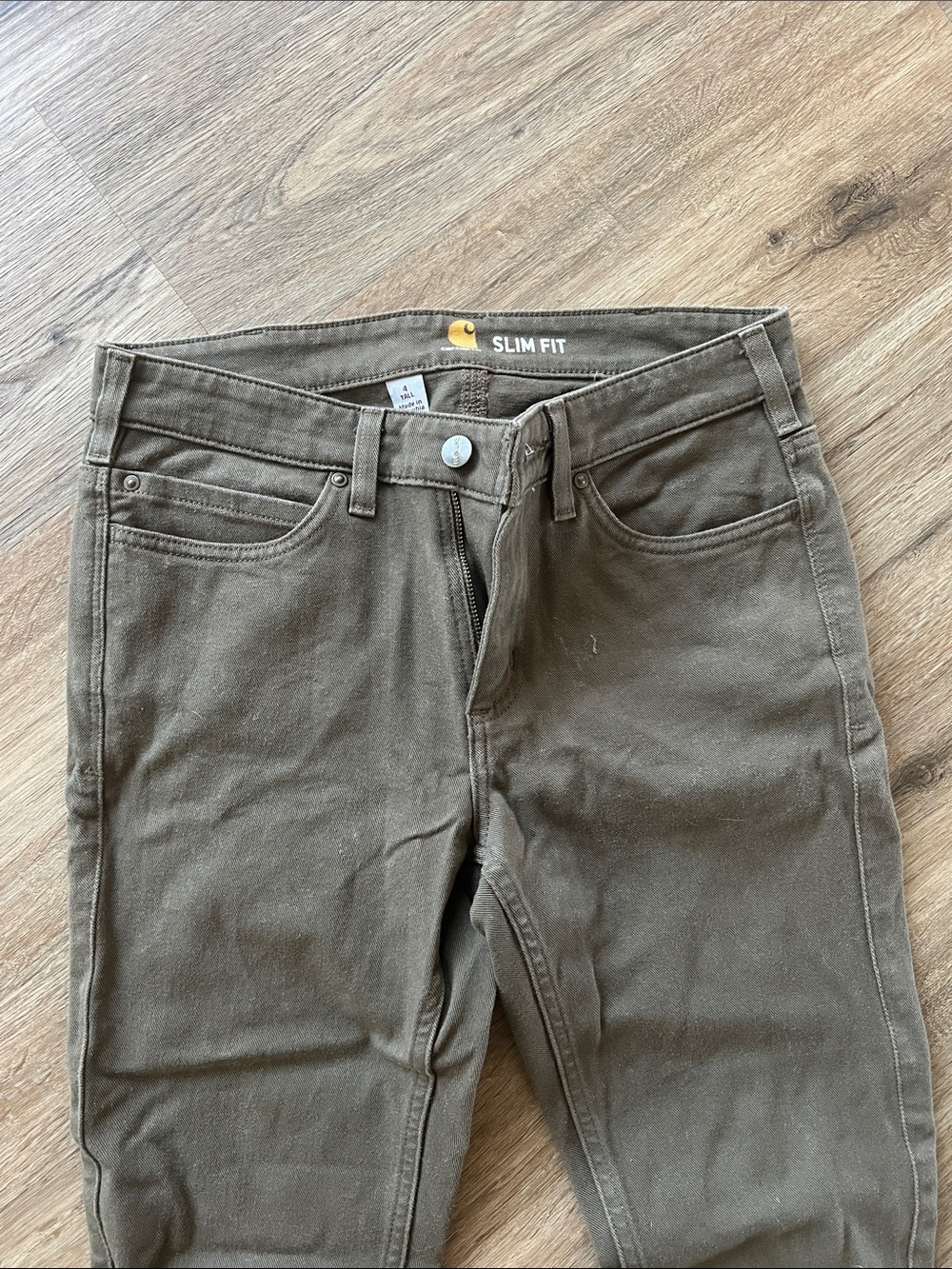 Carhartt Slim Fit Jeans in Olive